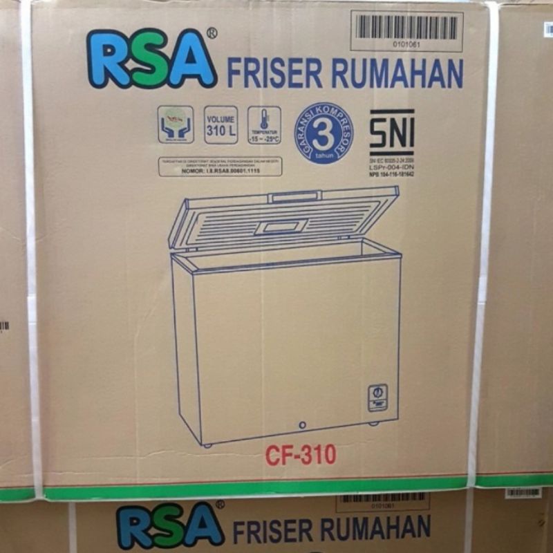 CHEST FREEZER RSA CF-310 310 Liter