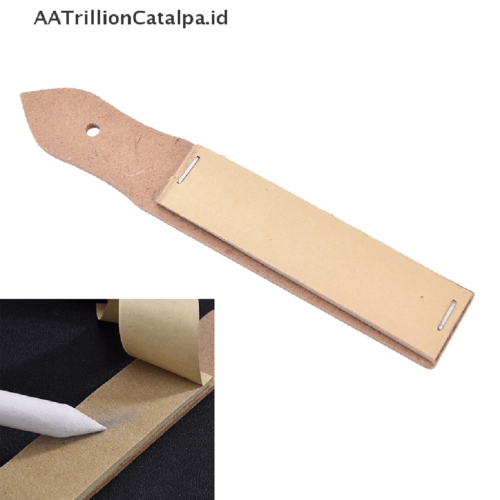 (AATrillionCatalpa) 1pc Kertas Amplas Penajam Pensil Pointer DIY