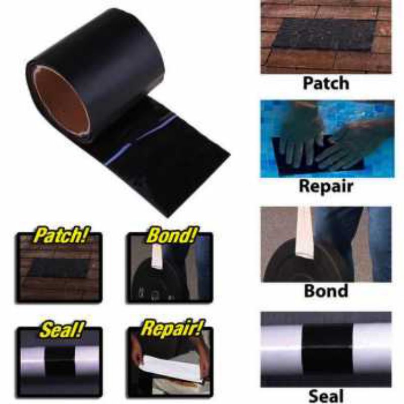 

F Tape - Isolasi Ajaib Super Kuat Lakban Rubberized Water Poof GT