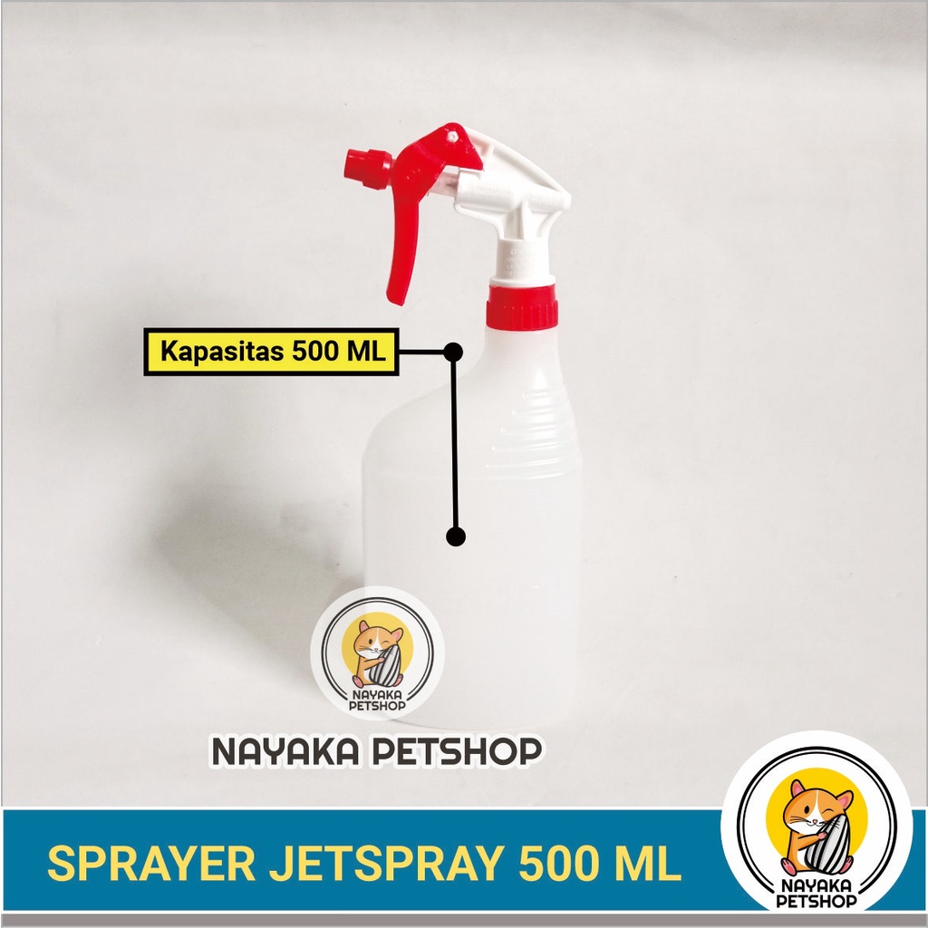 Semprotan Burung JetSpray 500 ML Sprayer Botol Semprot Air Disinfektan Tanaman Hand Jet Spray