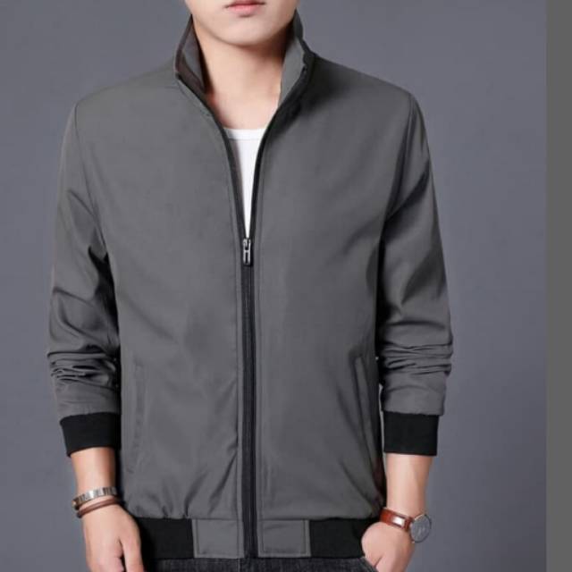 JAKET CASUAL PRIA - JAKET SEMI BOMBER TERLARIS