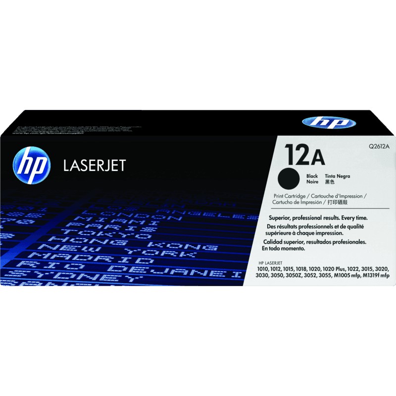 Toner HP Q2612A Black