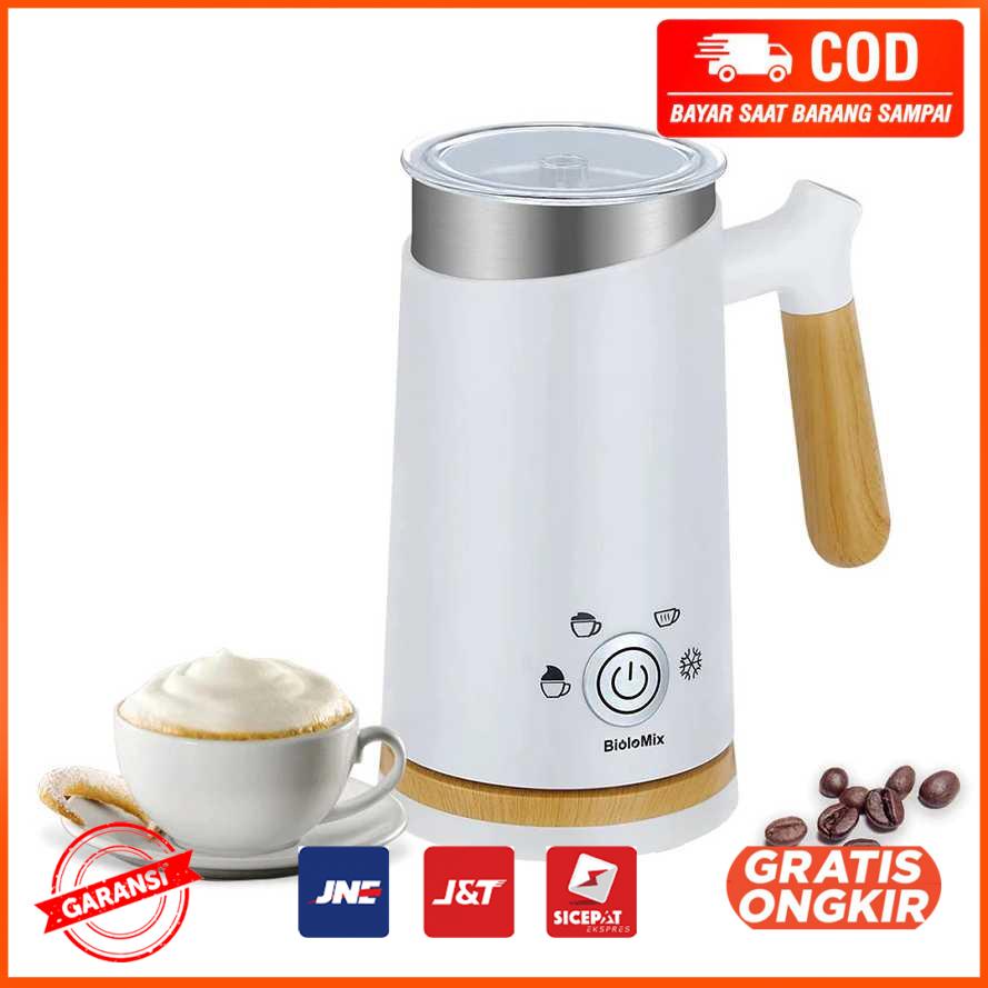 Biolomix Teko Pembuat Buih Susu Milk Frother Foam Maker