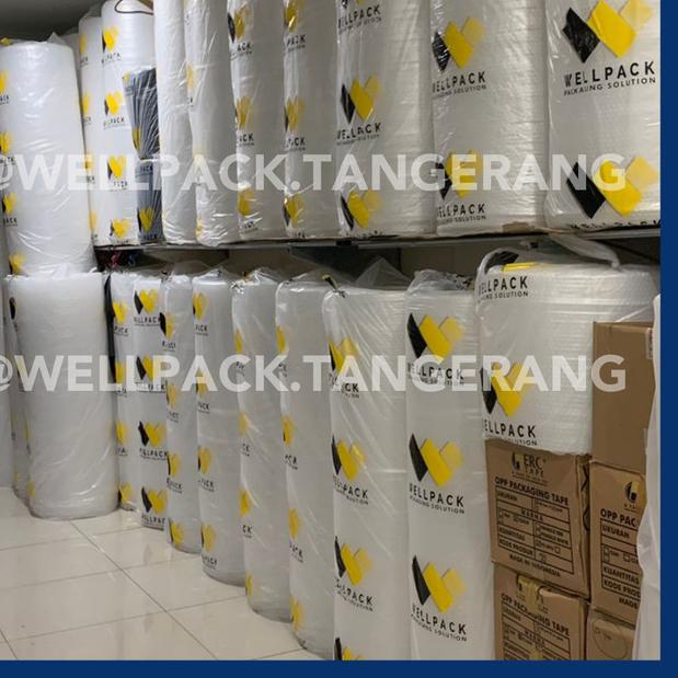 

Bubble Wrap Roll 125cm x 50m Hitam & Bening (Ekonomis) Wellpack MP GMP - Bening, 2.4KG
