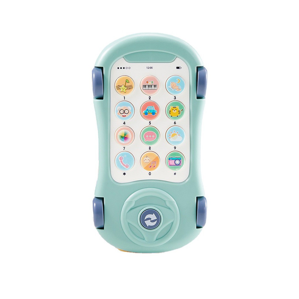 HZ Mainan Car Phone English / Mainan Telepon Mobil Anak Lampu dan Musik