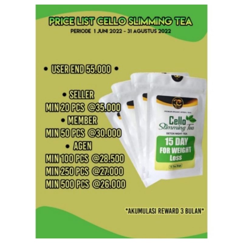 

Cello Slimming Tea original
