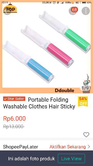 Portable Folding Washable Clothes Hair Sticky Dust Catcher Carpet Rollers Ddouble