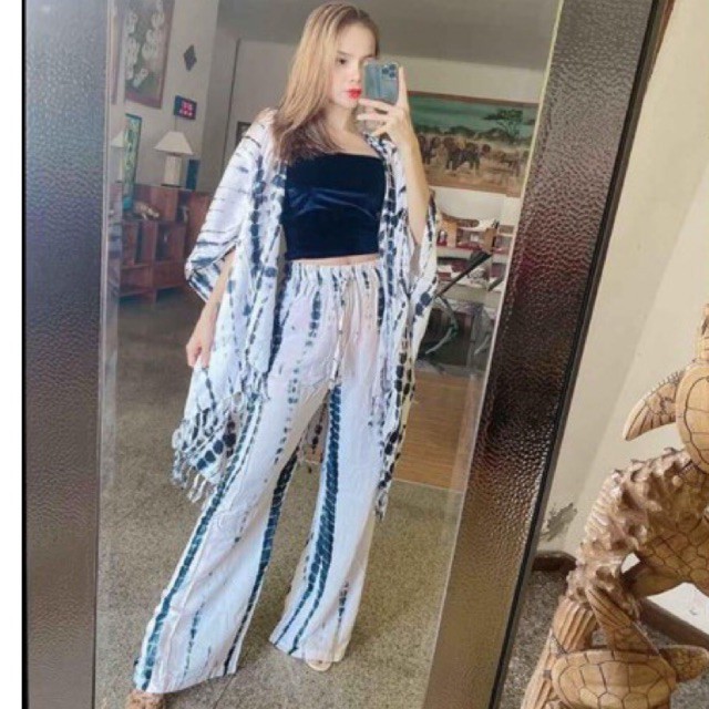 SET OUTER CARDIGAN TIE DYE KARDIGAN TIE DIE TIEDYE-1