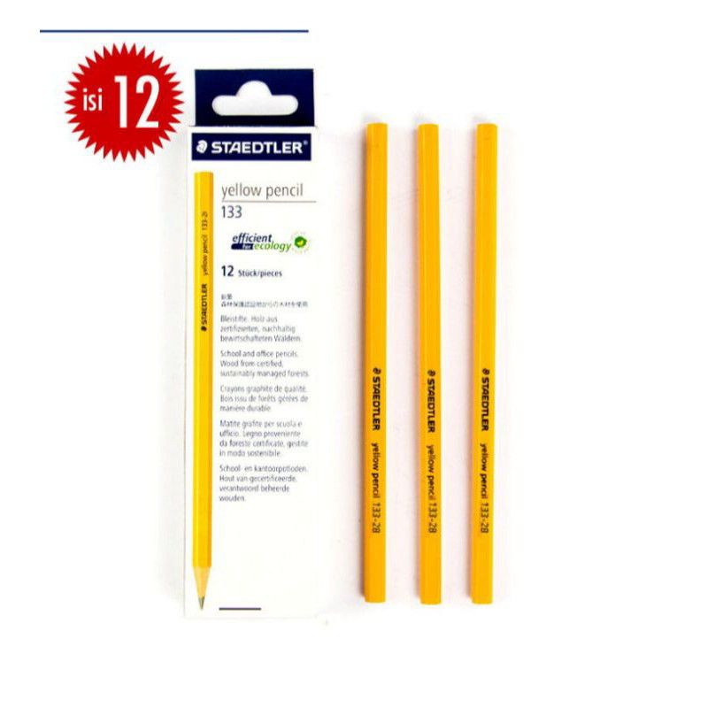 

staedtler pensil yellow 2B