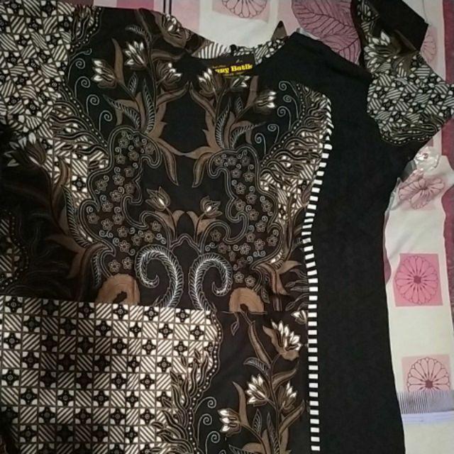 Gamis Dwi Genes - Gsmis Dwi Rumbai || Gsmis Batik Kombinasi Kekinian