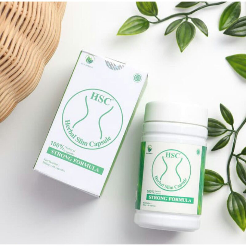 HSC Herbal Slim Capsule Asli Obat Pelangsing Badan Alami BPOM
