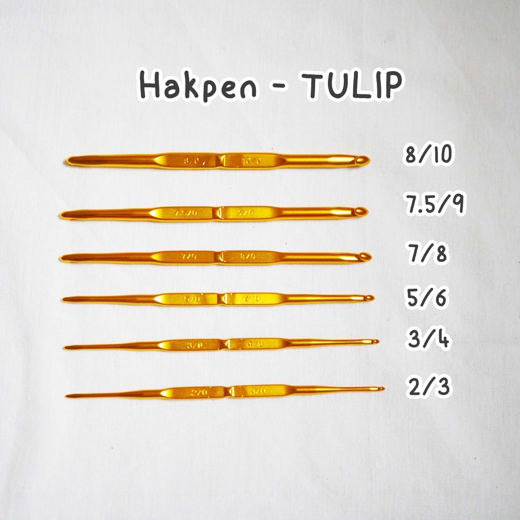 Hakpen Rajut Tulip Gold Classic