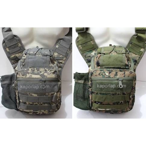 Best Promo! TAS SELEMPANG TACTICAL S155/MOTIF DESERT/POLOS COKLAT DAN HITAM/ACUPAT Sale!