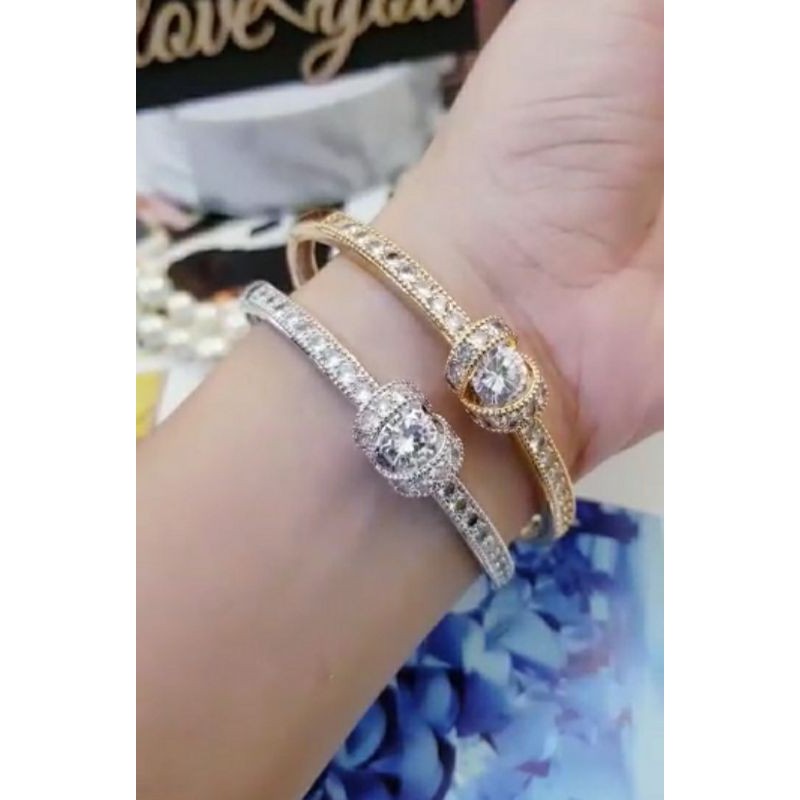 gelang bangle permata xuping silver