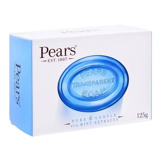 Pears Bar Soap - Pure & Gentle with MINT EXTRACTS (125g)