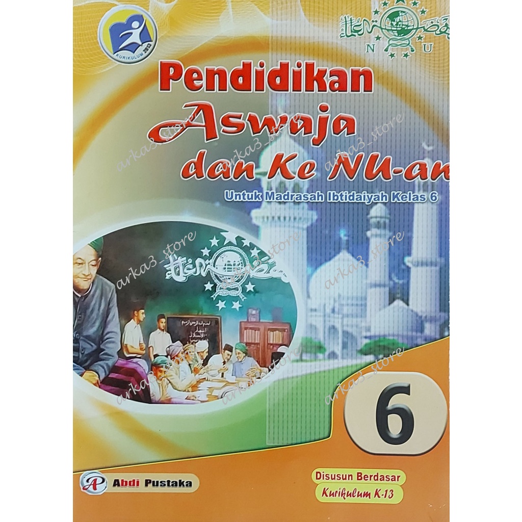 Buku Aswaja dan Ke NU-an  SDI/MI Kls 6 Semester 1 dan 2