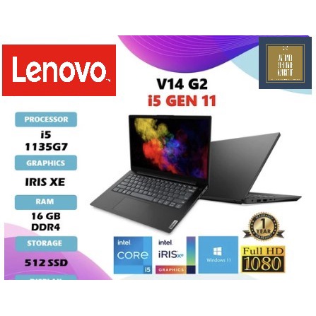 Lenovo V14 G2 Intel Core i5 Gen 11 8GB/16GB 256GB/512GB SSD FHD
