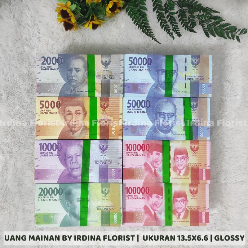 KOREAN UANG MAINAN PREMIUM BUKET ECER ULTAH REPLIKA UANG PALSU MAHAR ULTAH