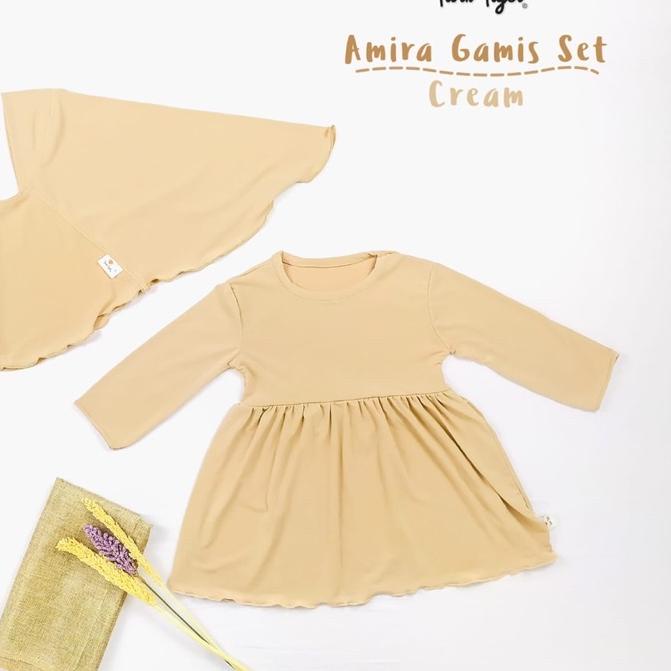 ❀ Twin Tiger Amira Gamis Set Anak Ukuran SML CBKS ➢