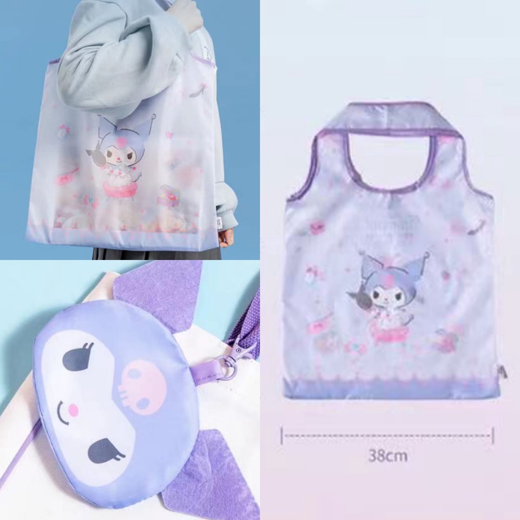 TAS BELANJA LIPAT MINISO | TAS BELANJA LIPAT KUROMI