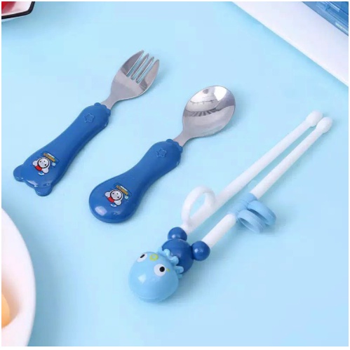 Dino spoon fork training chopstick sets R1830