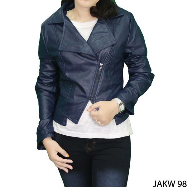 Jaket Wanita Dewasa Fabric Dongker – JAKW 98