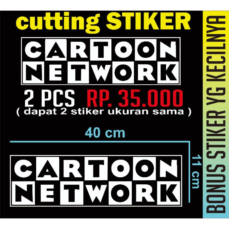 

cutting stiker cartoon network