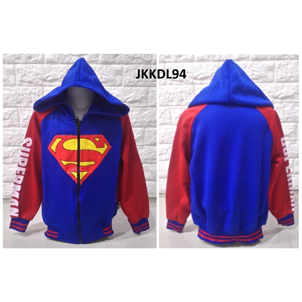 Jaket Anak Laki Jaket Anak Cowok Superman Logo - JKKDL4