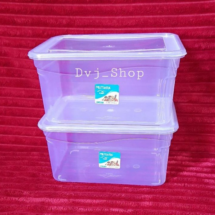 Food Box 2500ml BENING / Kotak Makan 2500 Ml BENING / Tempat Donat / Countainer /Toples plastik 2500