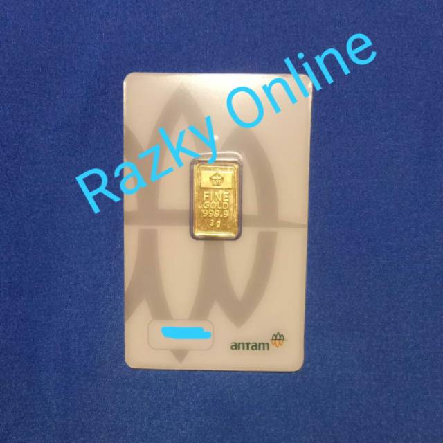 Logam Mulia Antam 3 gram (gr) Press 2020 Razky Online