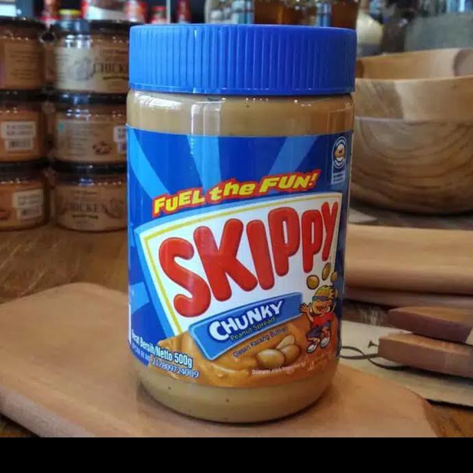 

selai kacang skippy chunky peanut butter 500 gram EXP MEI 2020
