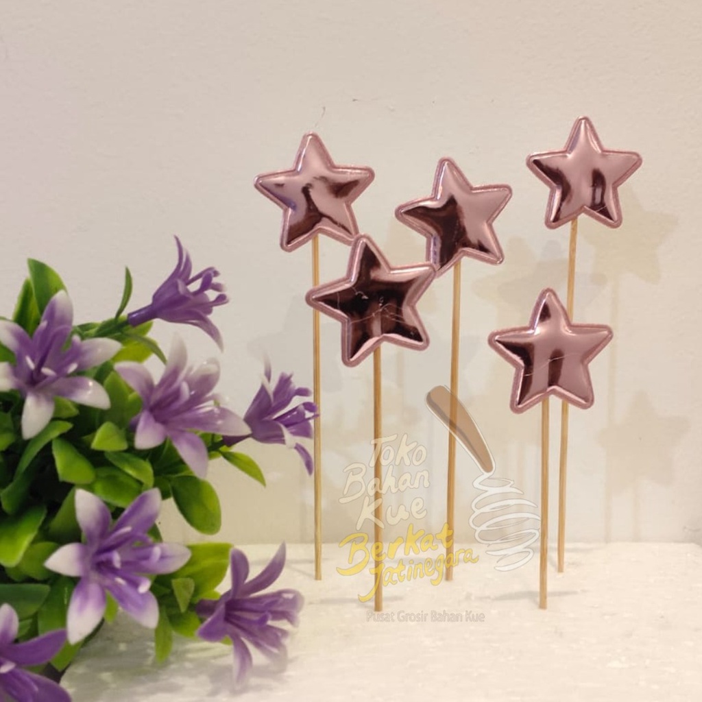 CAKE TOPPER BINTANG / TOPPER LUCU / HIASAN CAKE