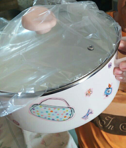 Panci Enamel Cantik Dutch Oven 24 Cm Chefina Kedawung Pi04g24