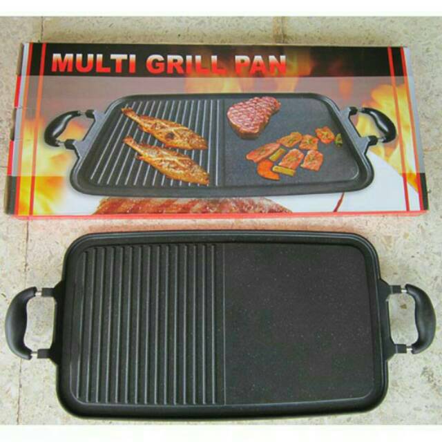 Alat Panggangan multiguna Multi Grill Pan / Kochi Pan Alat Pemanggang Anti Lengket dengan Kompor