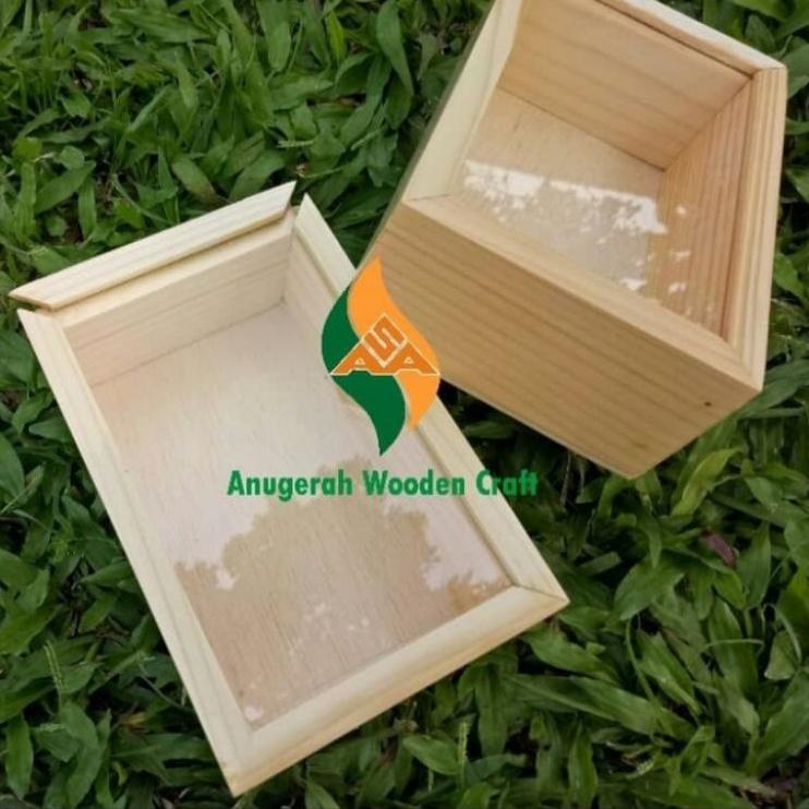 

SHOPEE MALL 10x15 Wooden sliding acrylic box kotak kayu akrilik kotak sovenir kayu souvenir box 665UXXA