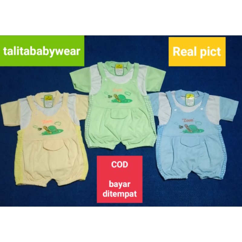 Overo lBayi Perempuan/Jumper Bayi Doble knit Kombinas iwarna Putih