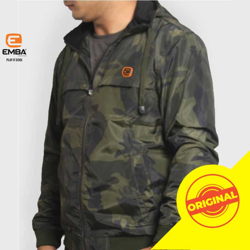 Emba Jeans Jaket Parasut Pria Cony-4022110106