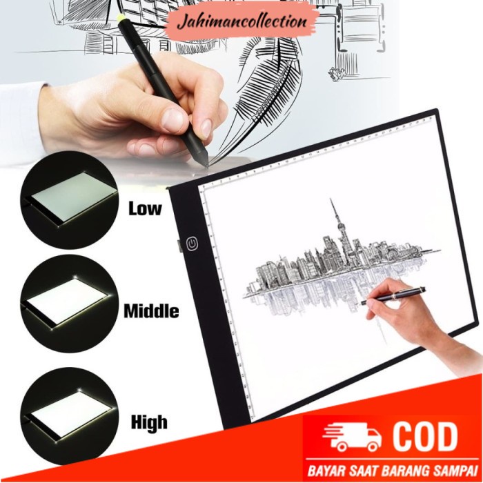 

✨ BISA COD ✨ Drawing Tracing A1 Copy Board Papan Jipak LED Light Pad Ultra Slim A1