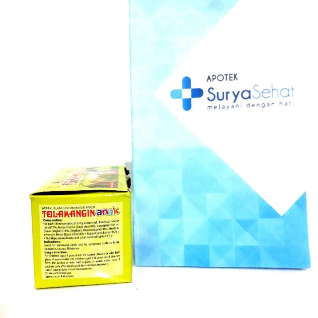 TOLAK ANGIN ANAK Sido Muncul 1 BOX isi 12 sachet @ 10 ml (Obat Masuk Angin)