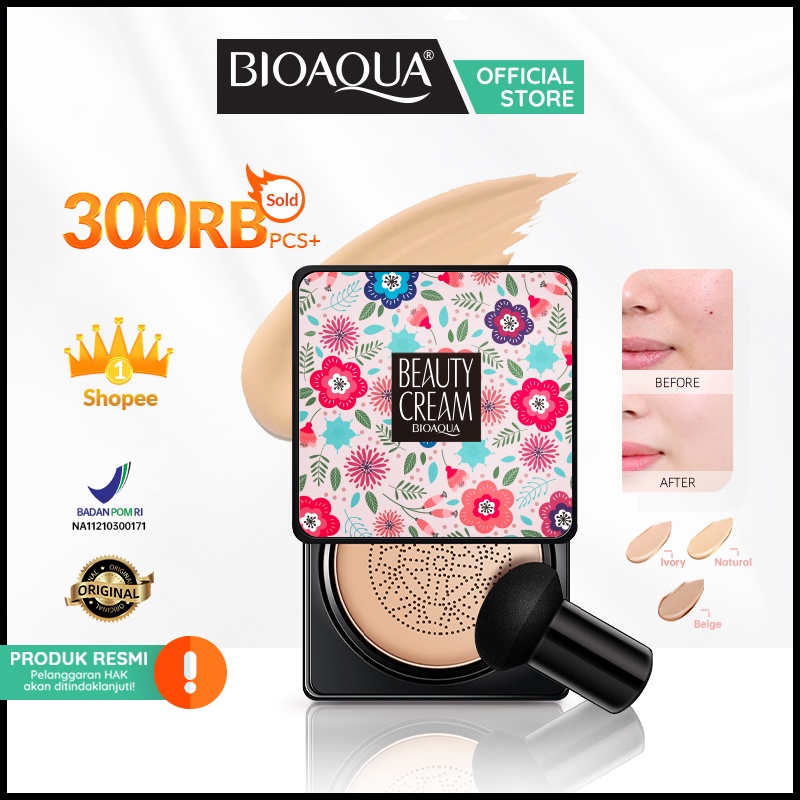 ⭐ Beauty Expert ⭐ BIOAQUA BB Cushion Whitening Beauty Cream 20g - BB Cream - SUNISA CC Cushion