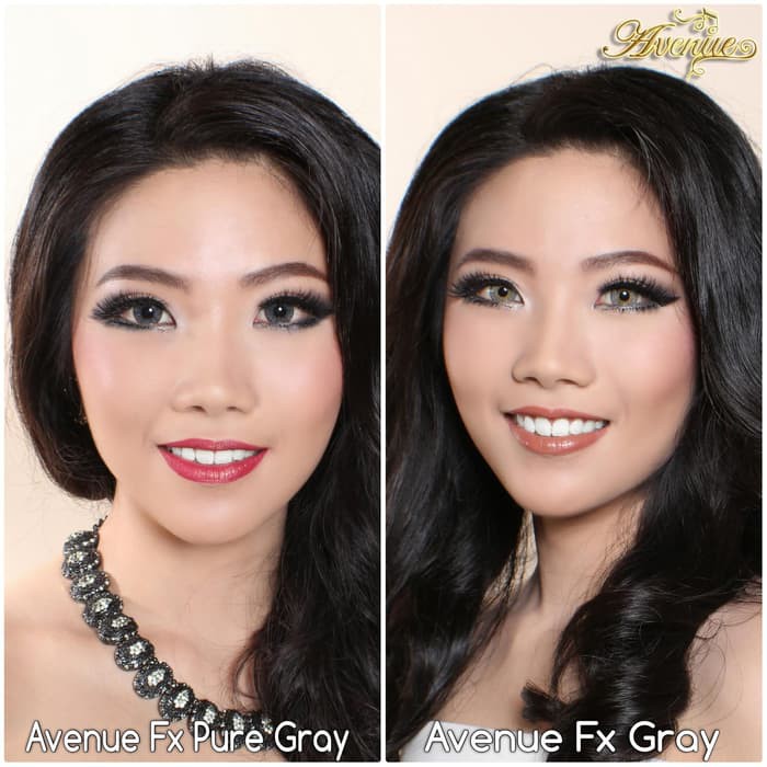 Softlens Avenue FX Pure Gray 14,5 mm dan 22,8 mm