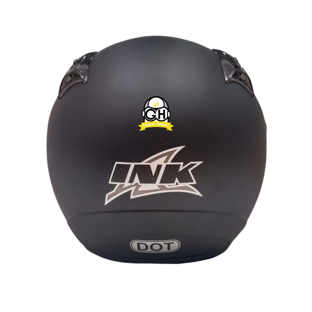 HELM INK CX 22 BLACK MATT ORIGINAL HELM INK CX22 HITAM DOFF HELM INK TOPI ASLI ORI GARANSI SNI