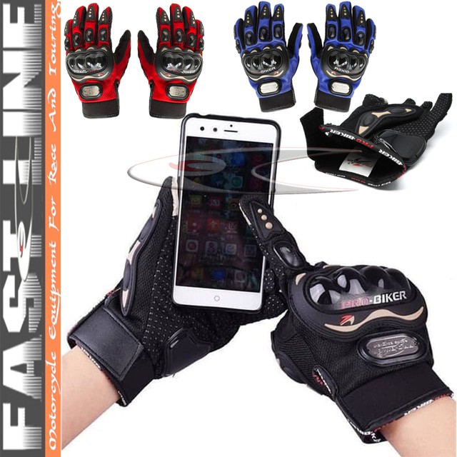 SARUNG TANGAN MOTOR TOURING Touchscreen Probiker Full Finger Full Protector