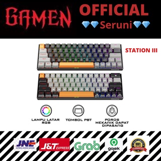 (SERUNI) GAMEN Titan III Mechanical Switch Blue Gaming Keyboard Wired