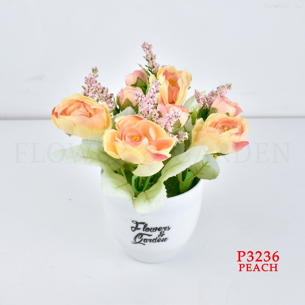 TIB P3236 TANAMAN BUNGA HIAS POT TANAMAN HIAS DEKORASI RUMAH DAN BUNGA PLASTIK-8