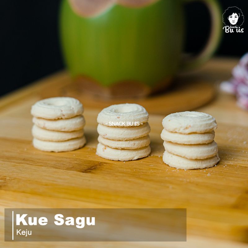 

250gram Kue Sagu Aci Special/Vanila/Keju Snack Bu iis Cemilan Sukabumi