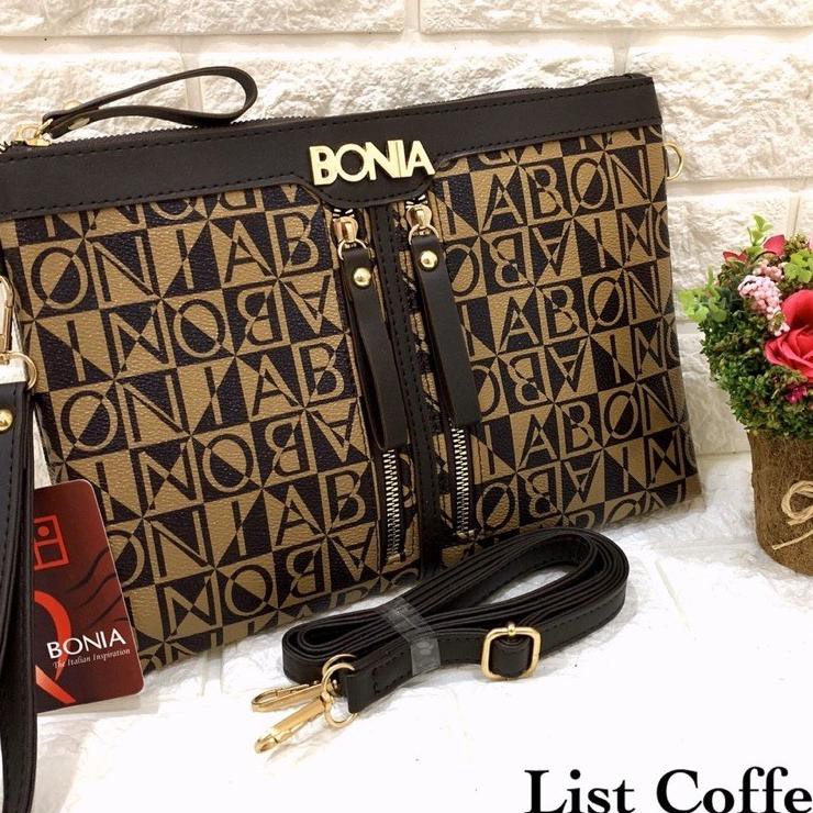 DVNKC HEIKO - (PROMO SALE) BEST SELLER TAS WANITA HANDBAG CLUTCH BONIA MARVEL DOUBLE REST SLING BAG
