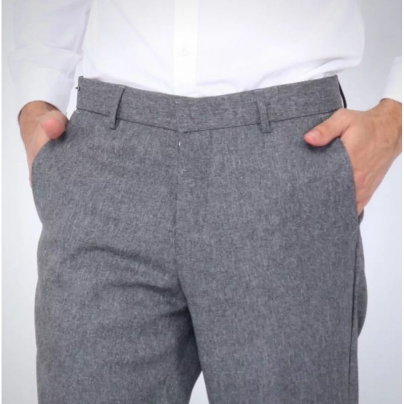 CELANA KANTOR FORMAL PRIA SLIMFIT BAHAN DASAR KAIN WOLL KUALITAS