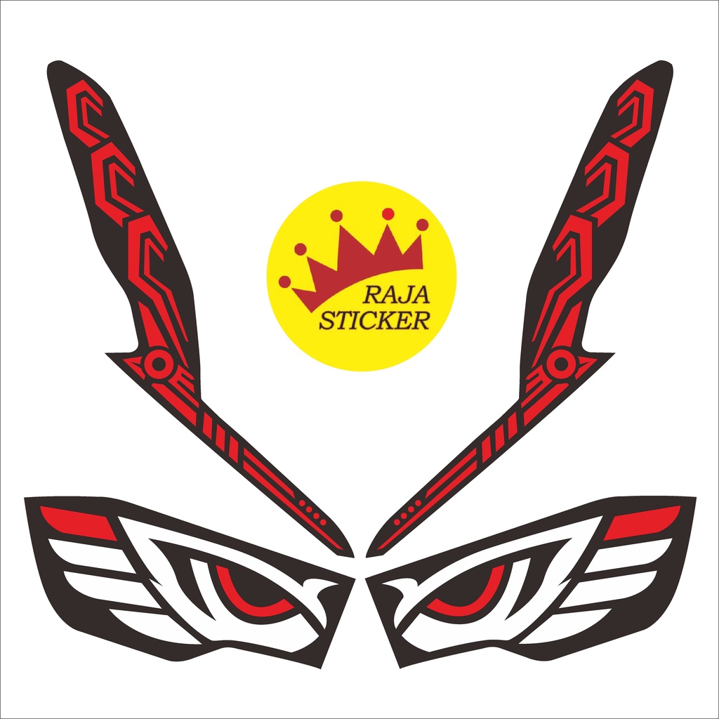 STICKER STIKER LAMPU MATA DAN ALIS HONDA ADV
