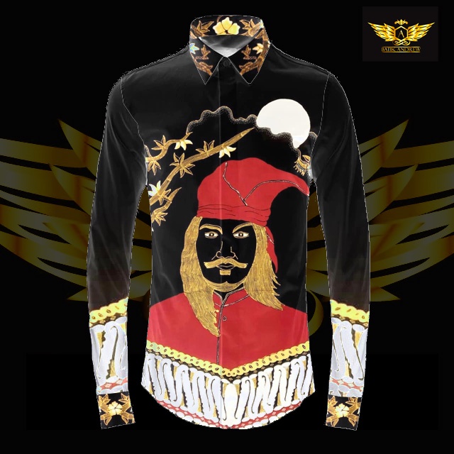 CUSTOM BATIK TULIS SULTAN HASANUDDIN MOTIF MAKASSAR MAKASAR SULAWESI HASANUDIN OLEH-OLEH